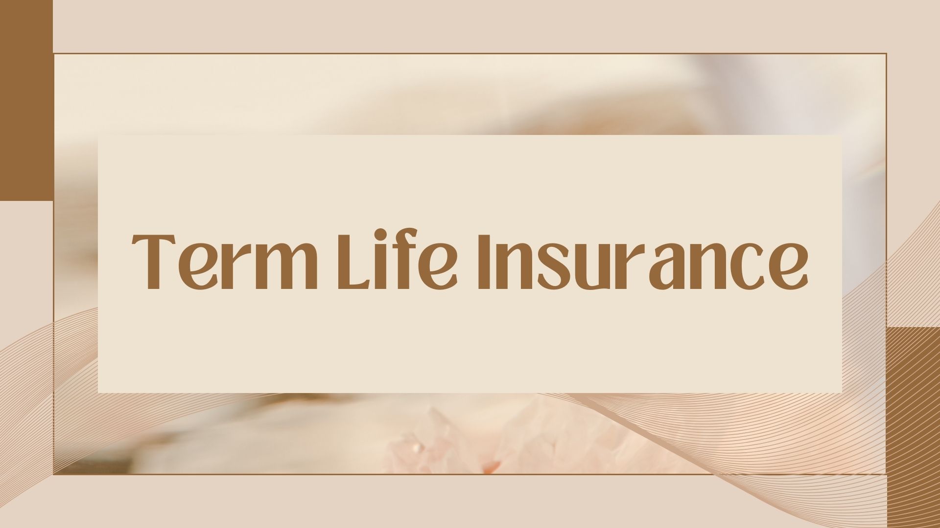 Term Life Insurance